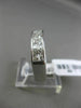 ESTATE 1.90CT DIAMOND 14KT WHITE GOLD 5 STONE PRINCESS CUT CHANNEL WEDDING RING
