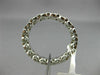 ESTATE .92CT DIAMOND 14KT WHITE GOLD HANDCRAFTED HEART ETERNITY ANNIVERSARY RING
