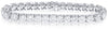 ESTATE 14.0CT DIAMOND 18KT WHITE GOLD ROUND 3D CLASSIC 4 PRONG TENNIS BRACELET