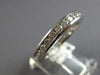 1.15CT DIAMOND 14KT WHITE GOLD 3D CHANNEL ETERNITY 3mm WEDDING ANNIVERSARY RING