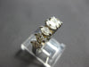 ESTATE 1.30CT DIAMOND 14KT WHITE GOLD GRADUATING WEDDING ANNIVERSARY RING #27964