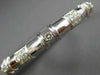 ESTATE WIDE 2.25CT DIAMOND 18KT WHITE GOLD 3D SQUARE BANGLE BRACELET #21905