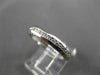 ESTATE DIAMOND 18KT WHITE GOLD FILIGREE ETERNITY WEDDING ANNIVERSARY RING #16977