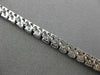 ESTATE WIDE 4.65CT ROUND DIAMOND 14K WHITE GOLD TWO ROW CLASSIC BRACELET AMAZING