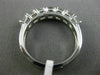 ESTATE 2.16CT ASHER CUT DIAMOND 18KT WHITE GOLD 7 STONE WEDDING ANNIVERSARY RING