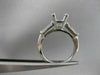 ANTIQUE .40CT DIAMOND SOLITAIRE 14KT W GOLD ENGAGEMENT SEMI MOUNT RING #19967