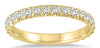 1.4CT DIAMOND 14KT YELLOW GOLD CLASSIC ROUND ETERNITY WEDDING ANNIVERSARY RING