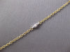 2.05CT DIAMOND & AAA BLUE TOPAZ 14KT 2 TONE GOLD TEAR DROP BY THE YARD NECKLACE