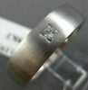 ESTATE WIDE .18CT PRINCESS CUT DIAMOND 14K WHITE GOLD SOLITAIRE MEN'S RING #2438