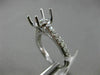 ESTATE .29CT DIAMOND 14KT WHITE GOLD 4 PRONG SEMI MOUNT CLASSIC ENGAGEMENT RING
