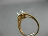 WIDE .33CT DIAMOND 14KT ROSE GOLD HALO STACKABLE SEMI MOUNT ENGAGEMENT RING SET