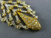 ESTATE EXTRA LARGE 1.72CT WHITE & FANCY YELLOW DIAMOND 18KT 2 TONE GOLD PENDANT