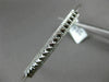 ESTATE .26CT DIAMOND 14KT WHITE GOLD PYRAMID SPIKE FLEXIBILE FUN BANGLE BRACELET