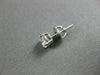 ESTATE 1.05CT ROUND DIAMOND 14KT WHITE GOLD SCREW BACK STUD EARRINGS H VS #22340