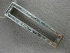 ESTATE .60CT DIAMOND 14KT WHITE GOLD 3D RECTANGULAR FILIGREE ELONGATED NECKLACE