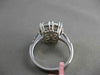 ESTATE 1.36CT ROUND & BAGUETTE DIAMOND 18KT WHITE GOLD FRIENDSHIP PROMISE RING