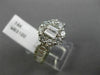 EFFY 2.0CT ROUND BAGUETTE DIAMOND 14K WHITE GOLD 3D FLOWER LOVE FRIENDSHIP RING