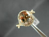 ESTATE LARGE 2.90CT DIAMOND & AAA MORGANITE 14KT ROSE GOLD OVAL ENGAGEMENT RING