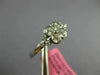 ESTATE .56CT DIAMOND 18KT WHITE GOLD ROUND 4 LEAF CLOVER SQUARE FLOWER LOVE RING
