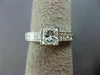 ESTATE EGL 1.70CT PRINCESS DIAMOND 14K WHITE GOLD CLASSIC ENGAGEMENT RING #25520