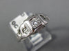 ANTIQUE .10CT OLD MINE DIAMOND 14KT WHITE GOLD 3D FILIGREE ENGAGEMENT RING #1571
