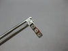ANTIQUE .26CT DIAMOND 18K WHITE GOLD HANDCRAFTED FILIGREE SQUARE EARRINGS #28014