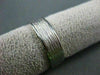 ESTATE WIDE 14KT WHITE GOLD SOLID STRIATED MATT MENS WEDDING RING BEAUTIFUL 1514