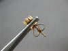 ESTATE SMALL .38CT DIAMOND 18KT ROSE GOLD 3D ROUND INVISIBLE STUD EARRINGS