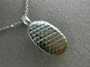 ESTATE .25 DIAMOND 14K WHITE GOLD BABY GIRL SHOE FLOATING PENDANT & CHAIN #19097