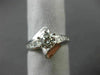 ESTATE WIDE EGL 1.31CT DIAMOND 18KT WHITE GOLD SOLITAIRE ENGAGEMENT RING #10992