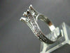 ESTATE .46CT DIAMOND 3D PRONG 18KT WHITE GOLD SEMI MOUNT ENGAGEMENT RING #187