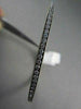 ANTIQUE 3MM .88CT DIAMOND 14KT BLACK & YELLOW GOLD BANGLE ONE OF A KIND AMAZING