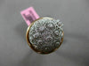 ESTATE .46CT DIAMOND 18K WHITE & ROSE GOLD 3D ETOILE OPEN FILIGREE CIRCULAR RING