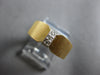 ESTATE .05CT DIAMOND 14KT 2 TONE GOLD 3D ROUND MATTE & SHINY FUN BAR RING #27965