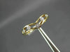 ANTIQUE .05CT DIAMOND 14KT WHITE & YELLOW GOLD OPEN 5 STONE V SHAPE RING #22476