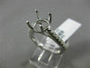 ESTATE .29CT DIAMOND 14KT WHITE GOLD 4 PRONG SEMI MOUNT CLASSIC ENGAGEMENT RING