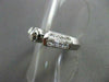 ESTATE 1.18CT DIAMOND 14KT W  PRINCESS INVISIBLE SEMI MOUNT ENGAGEMENT RING #430