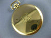 ANTIQUE LARGE TIFFANY & CO. SWITZERLAND 18KT YELLOW GOLD 3D POCKET WATCH #26596