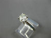 ANTIQUE WIDE .63CT OLD MINE DIAMOND PLATINUM SOLITAIRE ENGAGEMENT RING #19260