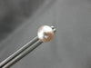 ESTATE AAA PINK SOUTH SEA PEARL 14K YELLOW GOLD CLASSIC ROUND SOLITAIRE EARRINGS