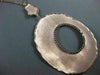 ESTATE LARGE .67CT CHOCOLATE FANCY DIAMOND 14KT ROSE GOLD 3D OPEN OVAL NECKLACE