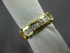 ESTATE .60CT DIAMOND 14KT YELLOW GOLD 3D SIX STONE ROUND ANNIVERSARY RING #5695