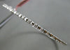 ESTATE .55CT DIAMOND 18KT WHITE GOLD 3D ETOILE CLASSIC 2mm BANGLE BRACELET