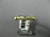 ESTATE .11CT DIAMOND 14K YELLOW GOLD ROPE 3 STONE BEZEL WEDDING ANNIVERSARY RING