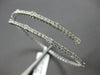 LARGE 1.65CT DIAMOND 14KT WHITE GOLD BY THE YARD FLEXIBLE TENNIS BANGLE BRACELET