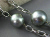 ESTATE EXTRA LARGE & LONG 14K WHITE GOLD AAA TAHITIAN PEARL BY THE YARD NECKLACE