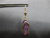 AAA MULTI COLOR OPAL 14KT 2 TONE GOLD SLIPPER LEVERBACK HANGING EARRINGS #27899
