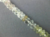 ESTATE 101.54CT DIAMOND & AAA AQUAMARINE 18K YELLOW GOLD BY THE YARD NECKLACE