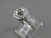 ESTATE 1.20CTW DIAMOND PAVE 14K W GOLD ENGAGEMENT RING SEMI MOUNT SETTING #20096