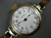 ANTIQUE LARGE WALTHAM 14KT YELLOW GOLD 3D POCKET WRIST WATCH #26601